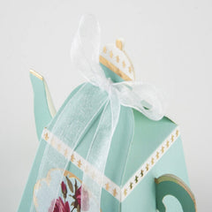 50 PCS Creative Hot Teapot Shape Wedding Candy Box Afternoon Tea Pastry Box