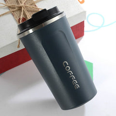 Smart Version Double Stainless steel 304 Coffee Mug Car Thermos Mug Travel Thermo Cup, 380ml Blue, 380ml Pink, 380ml White, 380ml Black, 380ml Green, 510ml White, 510ml Black, 510ml Green, 510ml Blue, 510ml Pink