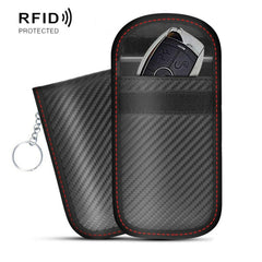 Antimagnetic RFID Car Key Mobile Phone Bag Shielding Set Radiation Cell Phone Pocket, 2 PCS 13 x 8.5cm