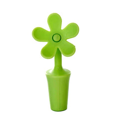 5 PCS Silicone Wine Stopper Flower Beer Stopper, 5 PCS Flower Shape(Green), 5 PCS Flower Shape(Purple), 5 PCS Flower Shape(Red), 5 PCS Flower Shape(Blue)