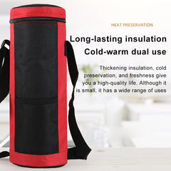 Insulation Pot Cup Set Hot Water Bottle Protective Cover Outdoor Picnic Travel Slung Fresh-keeping Cup Bag, 1.1 - 2L