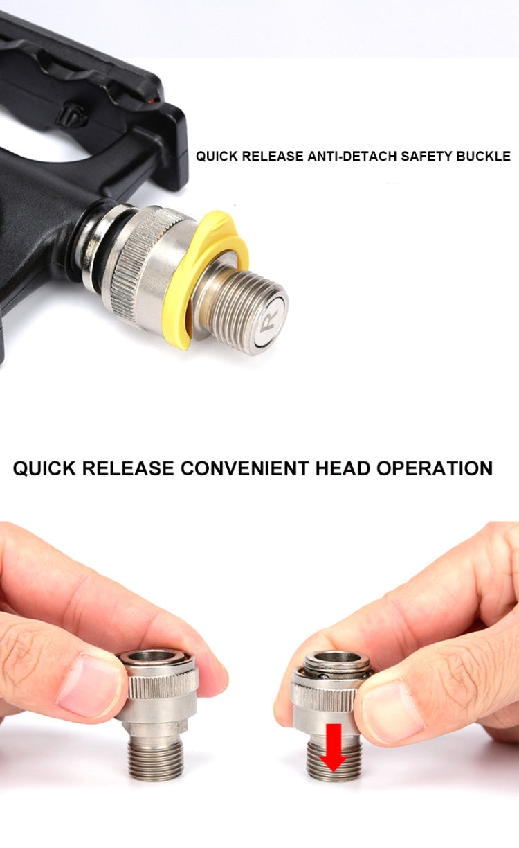 PROMEND Quick Release Ultralight  Aluminium Alloy Bearing Bike Pedals, PD-M55Q