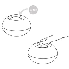 Office Supplies Wet Hand Sponge Cylinder Sticky Cylinder, Sponge Cylinder