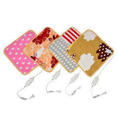 Animals Bed Heater Mat Heating Pad Winter Warmer Carpet Plush Electric Blanket Seat Heating Pad, 45x45cm 220V CN Plug, 45x45cm 12V for Car