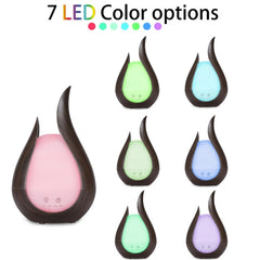 200ml Ultrasound Air Humidifier Aroma Essential Oil Diffuser 7 Colors LED Night Light Cool Mist Maker, UK  Plug, EU Plug