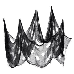 Halloween Horror Decorations Gauze Haunted House Scene Arrangement Props, Tablecloth, Blood Hand Printed Gauze, Black Hole Cloth, Thick Yarn Curtain, Thin Yarn Curtain