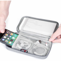 BUBM Digital Charger USB Data Cable Organizer Storage Bag Earphone Wire Power Bank Travel Case