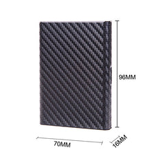 Aluminum Alloy Credit Card Bank Card Security Anti Magnetic Large Capacity Card Holder