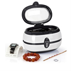VGT-800 600ml Low Noise Vacuum Cleaner Ultrasonic Cleaner with SUS304 Tank for Home Jewelry Eyeglass Watch, UK Plug, EU Plug, US Plug