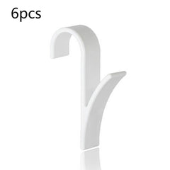 4 in 1 Towel Rail Hanging Bathroom Plastic Hook Rack, Plastic Hook Rack