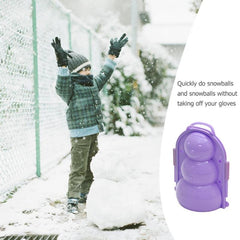 Winter Thickening Snow Tool Simulation 3D Snowman Model Children Toys Random Color Delivery, Snowman