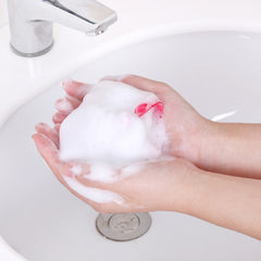 4 PCS Hanging Bag Cleaning Foam Cleanser Handmade Soap Bubble Net, Random Color Delivery, Soap Bubble Net