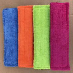 Coral Flannel Head  Padded Flat Replacement Household Company Cleaning Mop Cloth Rag
