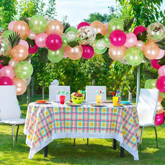 Flamingo Turtle Leaf Decoration Balloon Set Latex Balloon Party Decoration Set, Flamingo Turtle Leaf Decoration Balloon