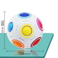 Magic Rainbow Ball Luminous Edition Training Hand Brain Coordination Fun Cube Children Toy, (Luminous Blue), (Luminous Green)