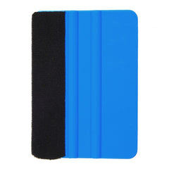 5pcs Felt Scraper Plastic Film Scraper Car Foil Cleaning Tools, 10×7cm Blue Felt Scraper