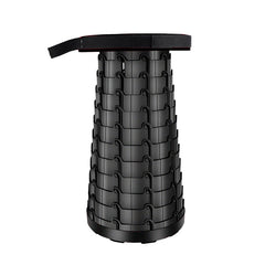 Outdoor Portable Folding Telescopic Plastic Stool Camping Fishing Garden Stool, 47cm(Black), 47cm(Red), 47cm(Yellow), 47cm(Green), 47cm(Purple)