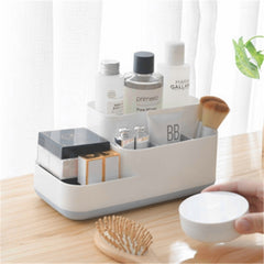 K204 Creative Plastic Detachable Grid Finishing Cosmetics Desktop Rack Storage Box