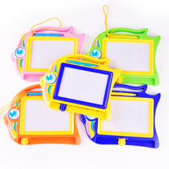 Children Early Education Writing Board Puzzle Black and White Plastic Magnetic Drawing Board Toys, Writing Board