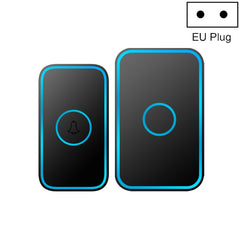 CACAZI A78 Long-Distance Wireless Doorbell Intelligent Remote Control Electronic Doorbell, US Plug, EU Plug, UK Plug