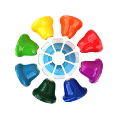 Orff Instrument Eight-tone Bell Percussion Musical Toy for Children, Eight-tone Bell Percussion Musical