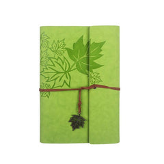 PU Maple Retro Straps Handbook Loose-leaf Notebook, A7