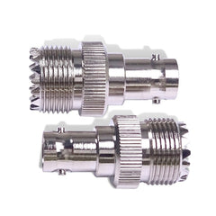 BNC Female Jack To UHF PL-259 Female Straight Type RF Coax Adapter Connector, BNC Female To UHF Female