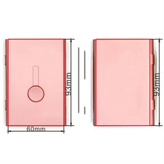 Metal Portable Push Card Case Ultra-thin Frosted Light Business Card Packing Box