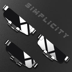 650 Vehicle-mounted Mobile Phone Gravity Bracket Air Outlet Navigation Holder, Black, Paste Black