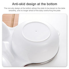 304 Stainless Steel Children Car Dinner Plate, Red, Blue, Blue (removable and washable)