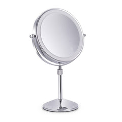 Desktop Double-SidedRound LED Luminous Makeup Mirror Liftable Magnifying Mirror, Plane + 3 Times Magnification(8-inch Battery Model), Plane + 5 Times Magnification(8-inch Battery Model), Plane + 7 Times Magnification(8-inch Battery Model)              ...
