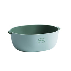 Kitchen Rice Pan Double-dish Vegetable Drain Basket Plastic Fruit Basket, U Shape Light Green, U Shape Dark Red, U Shape Light Gray, O Shape Light Green, O Shape Dark Red, O Shape Light Gray