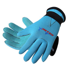 DIVE&SAIL 3mm Children Diving Gloves Scratch-proof Neoprene Swimming Snorkeling Warm Gloves, S for Aged 4-6, M for Aged 6-9, L for for Aged 9-12, XL for Aged 12-14