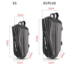 WHEEL UP X5 EVA Hard Shell Balance Bike Front Bag Electric Scooter Bicycle Front Bag Electric Folding Handle Bag, X5-2L, X5-PLUS-3L