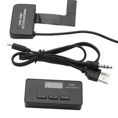 DAB+Digital Broadcasting Receiver Box Car DAB+Receiver Box with FM Forwarding, with FM Forwarding