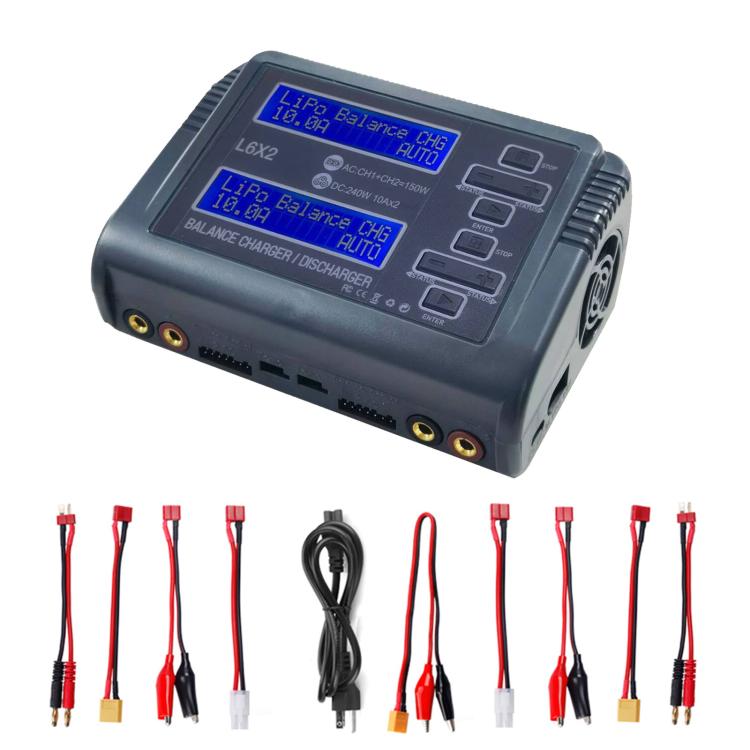 HTRC C240 Balanced Lithium Battery Charger Remote Control Airplane Toy Charger, US Plug, EU Plug
