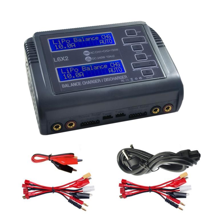 HTRC C240 Balanced Lithium Battery Charger Remote Control Airplane Toy Charger, US Plug, EU Plug