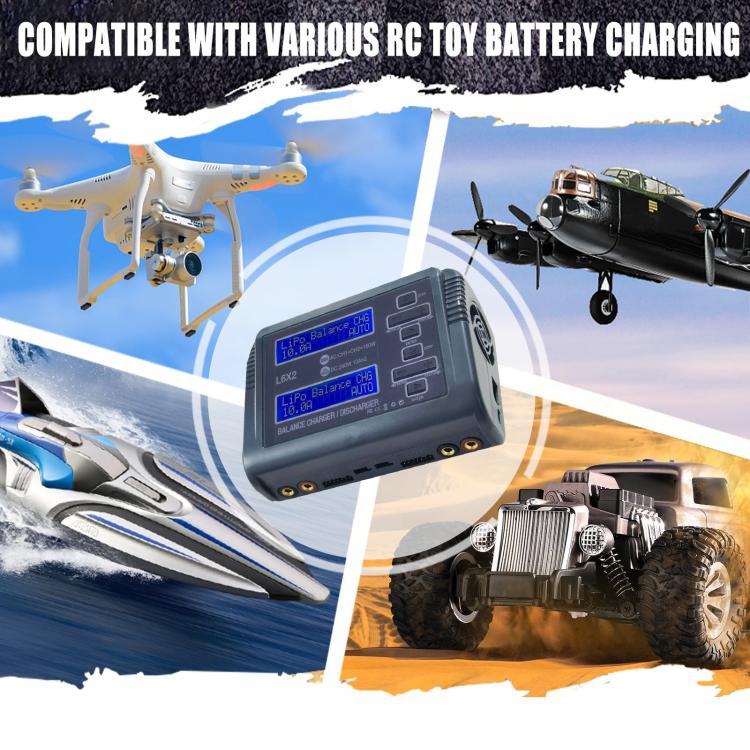 HTRC C240 Balanced Lithium Battery Charger Remote Control Airplane Toy Charger, US Plug, EU Plug