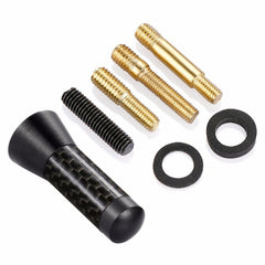 3.5cm Modified Metal Antenna Carbon Fiber Car Antenna Car Decorative Antenna, 3.5cm Modified Metal Antenna