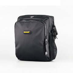Rhinowalk Bicycle Front Bag Waterproof Handlebar Bag Folding Bike Front Bag Large Capacity Riding Bag, Matt Black, Carbon Fiber Pattern