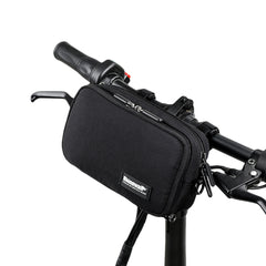 Rhinowalk X2011 Bike Front Bag Bicycle Storage Handlebar Bag Travel Commuting Hanging Bag, Black, Grey