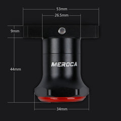 MEROCA MX2 Smart Sensor Brake Tail Light Mountain Bike Light USB Charging Road Bike Night Riding Tail Light, Seat Cushion Installation Black, Seat Cushion Installation Coloful, Seat Cushion Installation Gold Pink, Seat Tube Installation Black