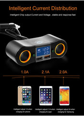 ZNB02 Car Charger Dual USB Car Cigarette Lighter, ZNB02