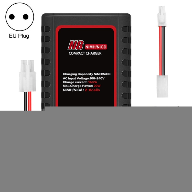 HTRC N8 Ni-MH Ni-Cr Battery Charger Smart Balance Charger,, EU Plug, US Plug, UK Plug
