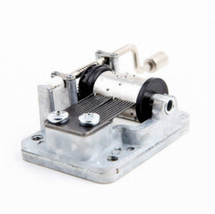 2 PCS Hand-cranked Music Box Movement Music Bell Movement Crafts Toys DIY Accessories, Angels Love Beauty, Queen, Goodbye Friends