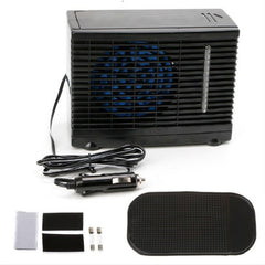 24V Large Truck Model Car Air Conditioner Fan Water Refrigerator Fan Car Water Cooler Fan Car Cooling Fan, 24V
