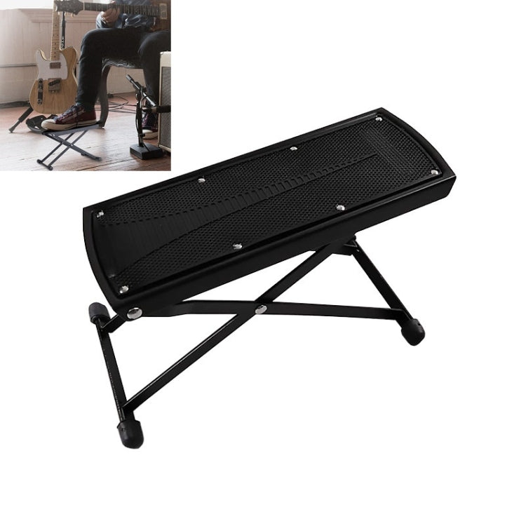 6-speed Adjustable Guitar Footrest Non-slip Panel Guitar Playing Pedal, 6-speed