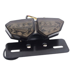 Motorcycle Multi-function Modified LED Tail Light With Brake And Steering Integrated Light, Brake And Steering Integrated Light