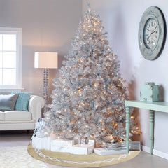 Christmas Decorations Jute Cloth Tree Skirt Tree Bottom Decoration Christmas Tree Apron, Jute Cloth Tree Skirt