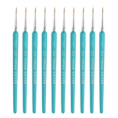 WeiZhuang Hook Line Pen Painting Hand-painted Watercolor Wolf Mint Hook Line Pen Painting Stroke Thin Line Brush, 10 PCS 1 Sky Blue, 10 PCS 2 Sky Blue, 10 PCS 3 Sky Blue, 10 PCS 4 Sky Blue, 10 PCS 5 Sky Blue, 10 PCS 6 Sky Blue, 10 PCS 7 Sky Blue       ...
